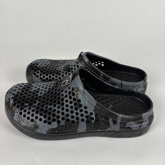 Amoji Camo Clogs Black/Gray Sizes 240.mm Woman 7 - Men 6 - Picture 3 of 8